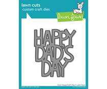 Lawn Fawn Giant Happy Dad's Day Dies (LF2885)