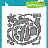 Lawn Fawn Stitched Teapot Dies (LF2877) (OUTLET)