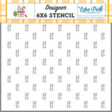 Echo Park Waving Wheat Stencil (FF280033) (DISCONTINUED)