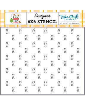 Echo Park Waving Wheat Stencil (FF280033) (OUTLET)