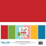 Echo Park Fun On The Farm 12x12 Inch Coordinating Solids Paper Pack (FF280015) (DISCONTINUED)