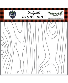 Echo Park Tree Bark Stencil (COW281033) (DISCONTINUED)