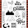 Echo Park Stay Wild Clear Stamps (COW281043) (OUTLET)
