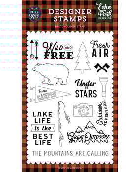 Echo Park Fresh Air Clear Stamps (COW281044) (DISCONTINUED)