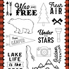 Echo Park Fresh Air Clear Stamps (COW281044) (OUTLET)