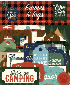 Echo Park Call Of The Wild Frames & Tags (COW281025) (OUTLET)