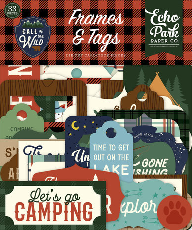 Echo Park Call Of The Wild Frames & Tags (COW281025) (OUTLET)