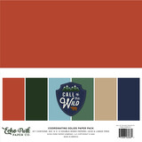Echo Park Call Of The Wild 12x12 Inch Coordinating Solids Paper Pack (COW281015) (DISCONTINUED)