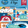 Echo Park Sea Life Frames & Tags (SL279025) (OUTLET)