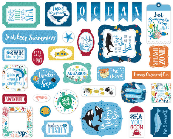 Echo Park Sea Life Ephemera (SL279024) (DISCONTINUED)