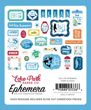 Echo Park Sea Life Ephemera (SL279024) (DISCONTINUED)