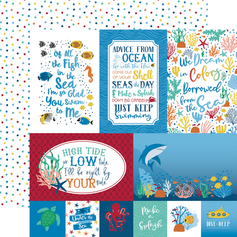 Echo Park Sea Life 12x12 Inch Collection Kit (SL279016) (DISCONTINUED)