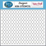 Echo Park Fishnet Stencil (SL279034) (OUTLET)