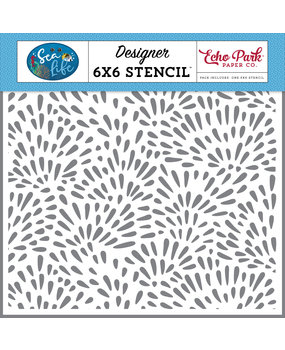 Echo Park Coral Reef Stencil (SL279036) (DISCONTINUED)