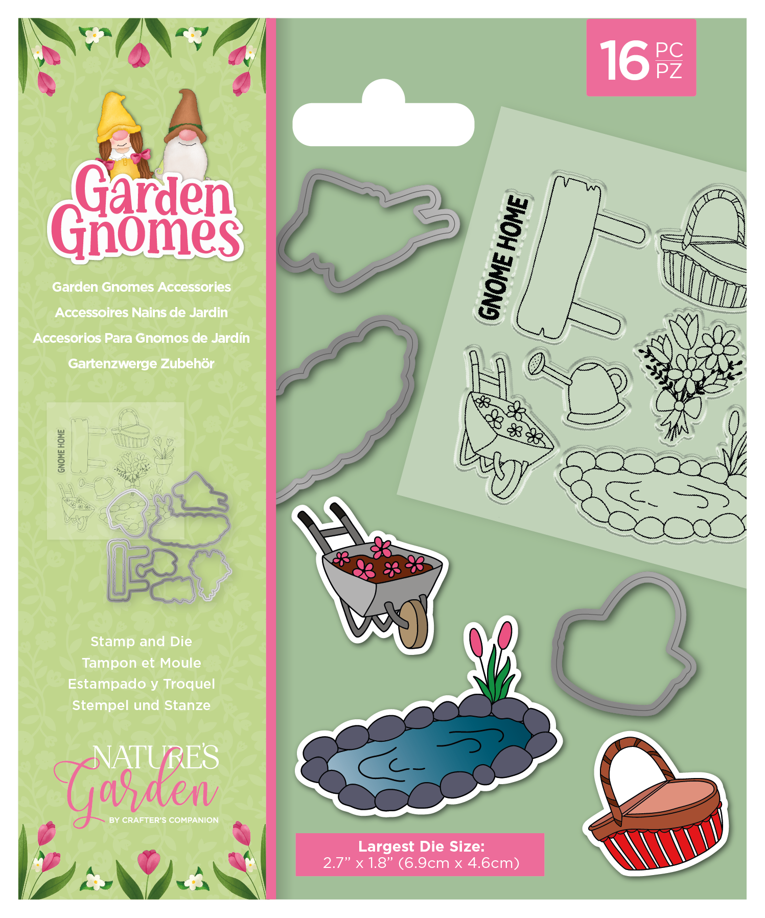 Garden Gnomes Stamp & Die Garden Gnomes Accessories (NGGGNSTDGGNA