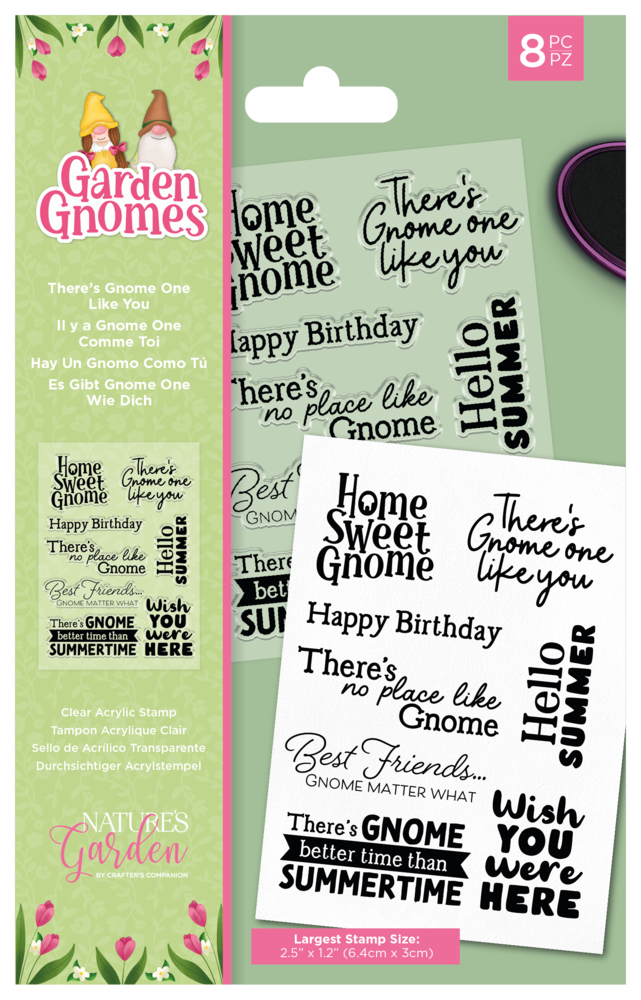 Crafter's Companion Garden Gnomes Clear Stamp There's Gnome One Like You (NG-GGN-CA-ST-TGO) (OUTLET) Crafter's Companion Garden Gnomes Clear Stamp There's Gnome One Like You (NG-GGN-CA-ST-TGO) (OUTLET)