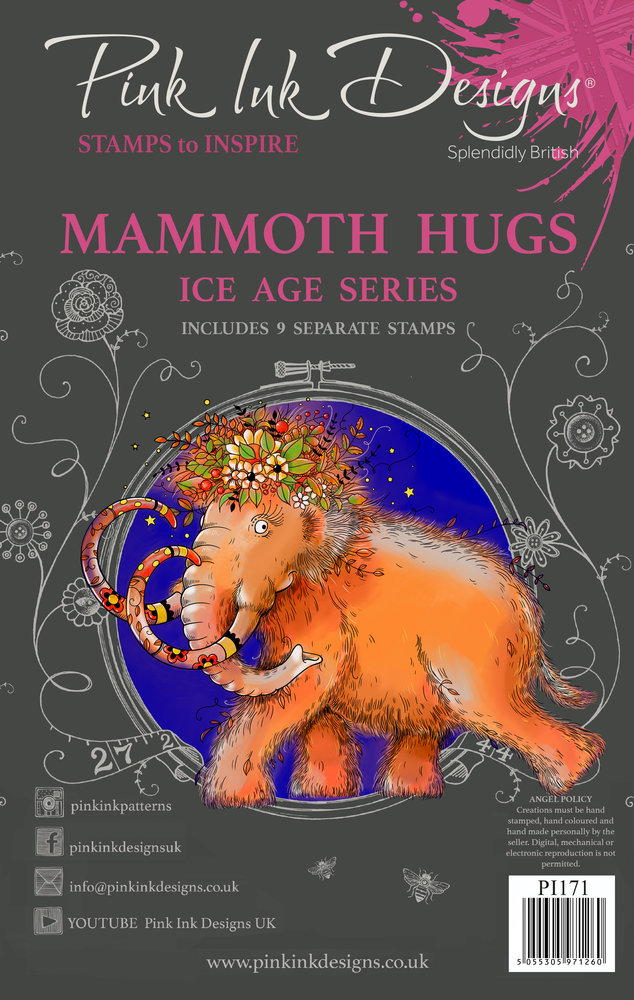 Pink Ink Designs Mammoth Hugs A5 Clear Stamp (PI171) (OUTLET) Pink Ink Designs Mammoth Hugs A5 Clear Stamp (PI171) (OUTLET)