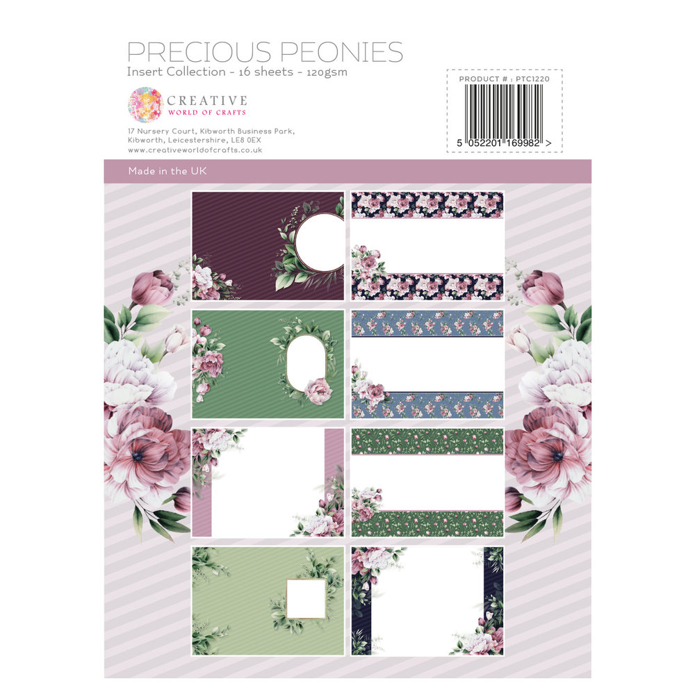 The Paper Tree Precious Peonies A4 Insert Collection (PTC1220) (OUTLET) The Paper Tree Precious Peonies A4 Insert Collection (PTC1220) (OUTLET)