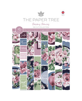 The Paper Tree Precious Peonies A4 Die Cut Collection (PTC1218) (OUTLET)