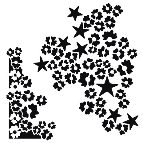 Creative Expressions Stencil 7x7 Inch Star Flower (CEST072) (OUTLET) Creative Expressions Stencil 7x7 Inch Star Flower (CEST072) (OUTLET)