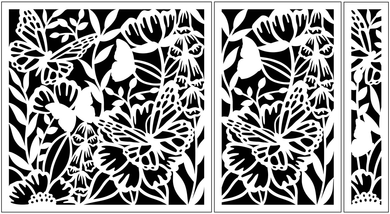 Creative Expressions Jamie Rodgers Stencil Wings Of Wonder (CEST074) (OUTLET)
