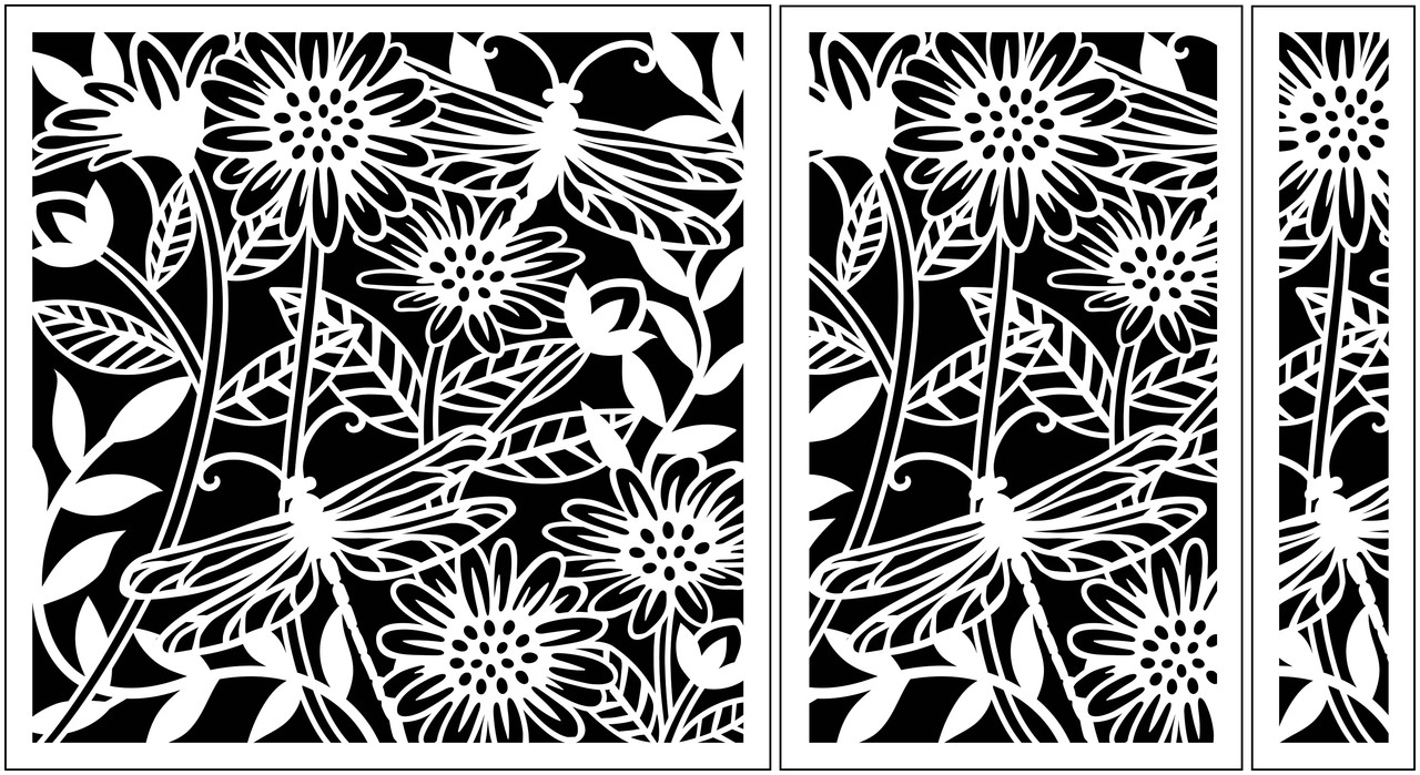 Creative Expressions Jamie Rodgers Stencil Delicate Dragonflies (CEST073) (OUTLET)