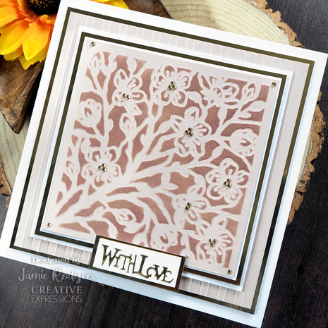 Creative Expressions Jamie Rodgers Stencil Cherry Blossom (CEST076) (OUTLET)