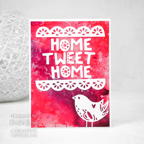 Creative Expressions Paper Panda Craft Die Home Tweet Home (CEDPP039) (OUTLET) Creative Expressions Paper Panda Craft Die Home Tweet Home (CEDPP039) (OUTLET)