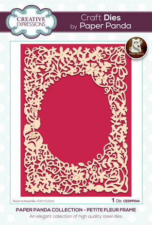 Creative Expressions Paper Panda Craft Die Petite Fleur Frame (CEDPP044) (OUTLET) Creative Expressions Paper Panda Craft Die Petite Fleur Frame (CEDPP044) (OUTLET)