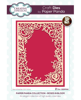 Creative Expressions Paper Panda Craft Die Roses In Bloom (CEDPP043) (OUTLET)