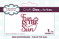 Sue Wilson Craft Die Mini Expressions Fun In The Sun (CEDME113) (OUTLET)