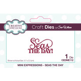 Creative Expressions Sue Wilson Craft Die Mini Expressions Seas The Day (CEDME112) (OUTLET)