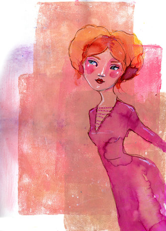 Creative Expressions Jane Davenport Stencil A4 Face to Face (8pcs) (CEJDST008) (OUTLET)