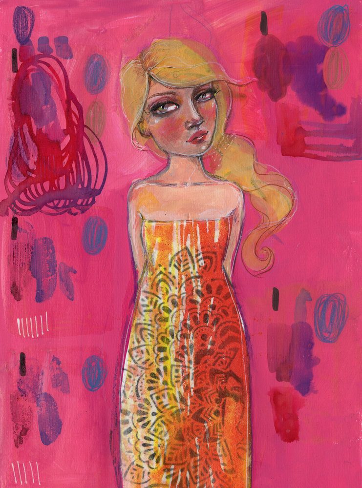 Creative Expressions Jane Davenport Stencil A4 Face to Face (8pcs) (CEJDST008) (OUTLET)