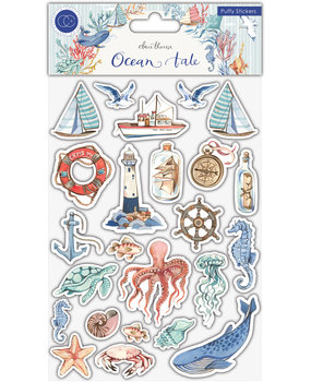 Craft Consortium Ocean Tale Puffy Stickers (CCSTKR004) (DISCONTINUED)