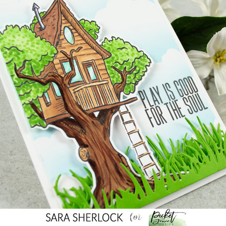 Picket Fence Studios 6 x 6 Play is Good (BB-172) (OUTLET)