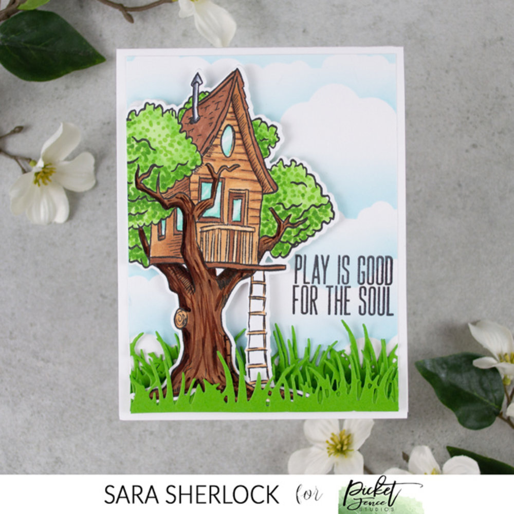 Picket Fence Studios 6 x 6 Play is Good (BB-172) (OUTLET)