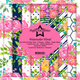 Paper Favourites Watercolor Floral 12x12 Inch Paper Pack (PF408) (DISCONTINUED)