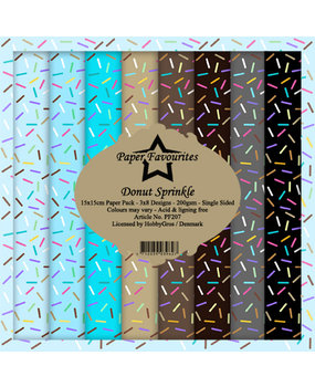 Paper Favourites Donut Sprinkle 6x6 Inch Paper Pack (PF207) (DISCONTINUED)