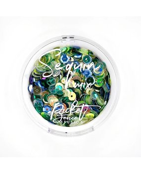 Picket Fence Studios Green Seas Sequin Mix (SQ-155) (OUTLET)
