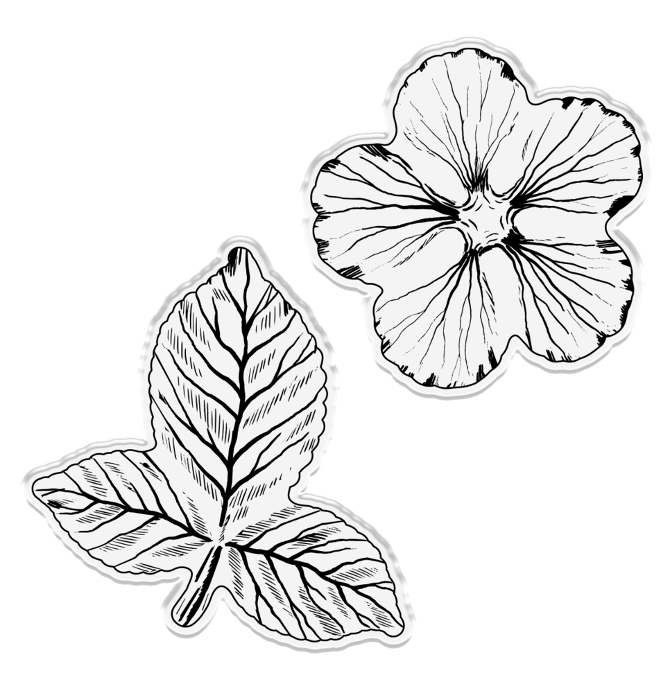 Gemini Decoupage Flower Stamp & Die Radiant Rose (GEM-STD-RADR) (DISCONTINUED)