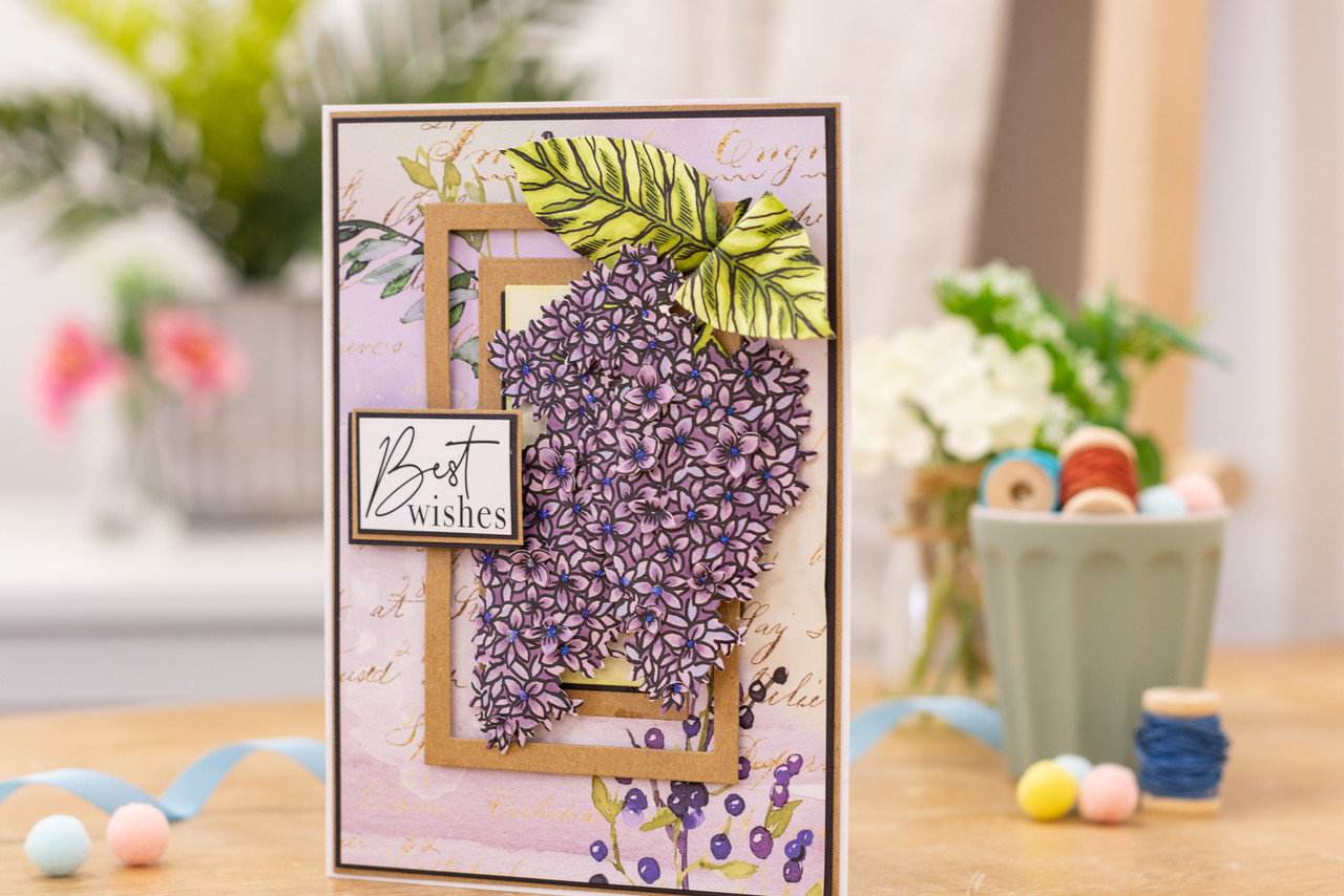 Gemini Decoupage Flower Stamp & Die Lovely Lilac (GEM-STD-LOLI) (DISCONTINUED) Gemini Decoupage Flower Stamp & Die Lovely Lilac (GEM-STD-LOLI) (DISCONTINUED)