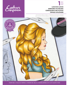 Crafter's Companion Natural Beauty Clear Stamp Luscious Locks (CC-STP-LUSL) (OUTLET)