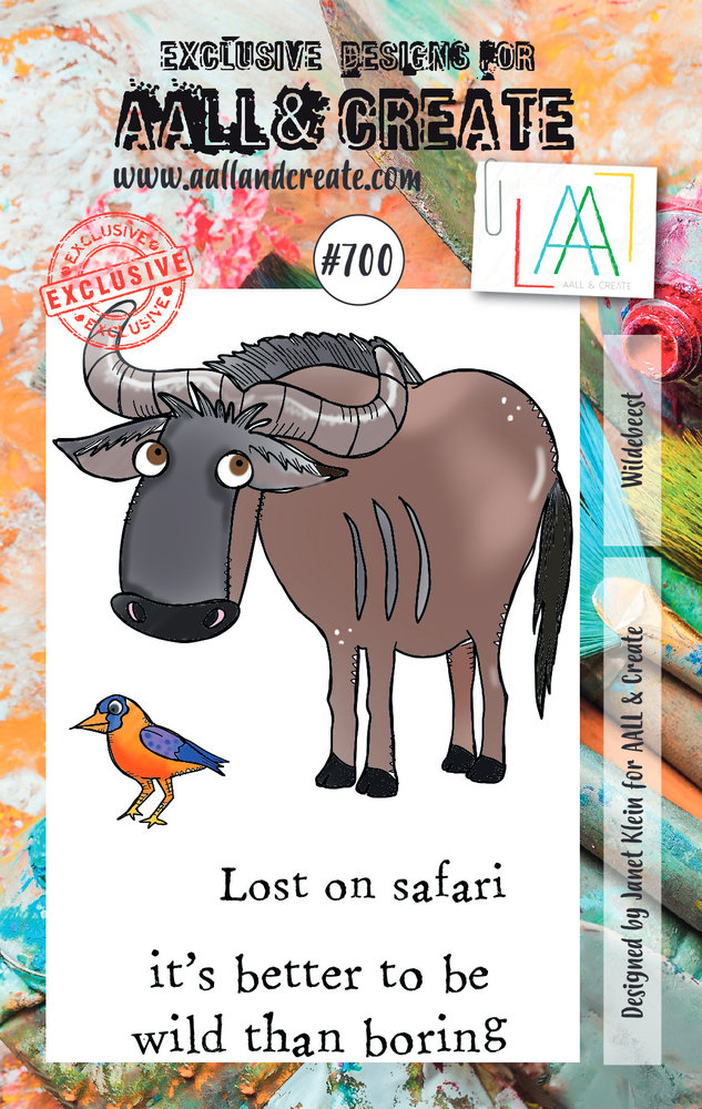 Aall and Create Stamp Set A7 Wildebeest (AALL-TP-700) (DISCONTINUED) Aall and Create Stamp Set A7 Wildebeest (AALL-TP-700) (DISCONTINUED)