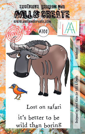 Aall and Create Stamp Set A7 Wildebeest (AALL-TP-700) (DISCONTINUED) Aall and Create Stamp Set A7 Wildebeest (AALL-TP-700) (DISCONTINUED)