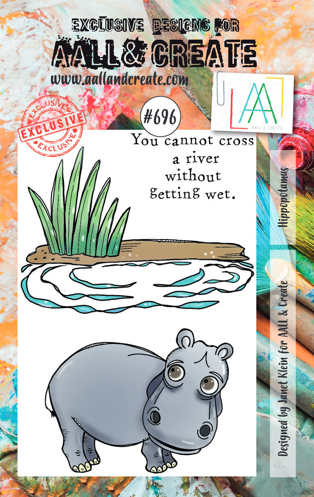 Aall and Create Stamp Set A7 Hippopotamus (AALL-TP-696) (DISCONTINUED) Aall and Create Stamp Set A7 Hippopotamus (AALL-TP-696) (DISCONTINUED)