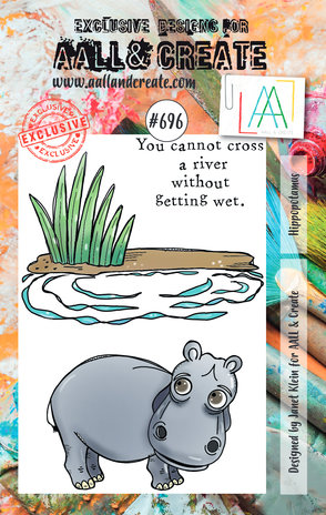 Aall and Create Stamp Set A7 Hippopotamus (AALL-TP-696) (DISCONTINUED) Aall and Create Stamp Set A7 Hippopotamus (AALL-TP-696) (DISCONTINUED)