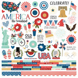 Simple Stories America the Beautiful Cardstock Sticker (18101) (DISCONTINUED)