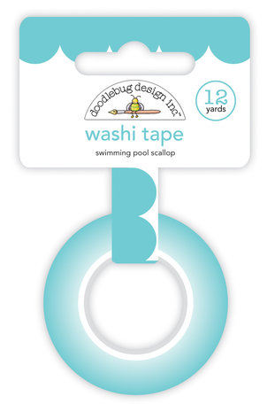 Doodlebug Design Swimming Pool Scallop Washi Tape (7701) (DISCONTINUED) Doodlebug Design Swimming Pool Scallop Washi Tape (7701) (DISCONTINUED)