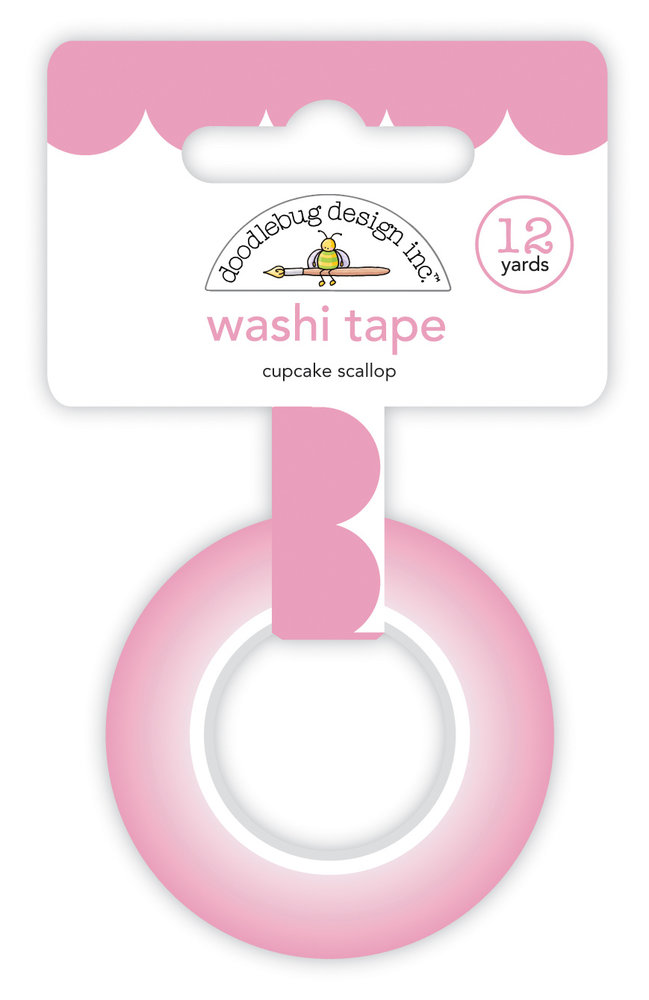 Doodlebug Design Cupcake Scallop Washi Tape (7693) (DISCONTINUED)